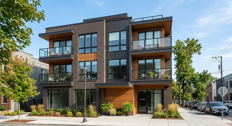 Multifamily real estate community